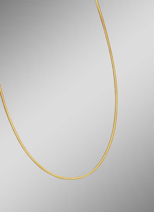 Halsketten & Armbänder - Vergoldete Schlangenkette aus Silber, in Farbe  Ansicht 1