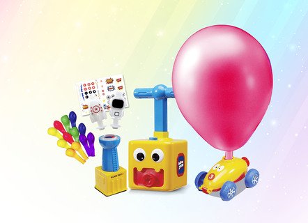 Balloon Zoom Spielzeug-Set: Ballon-Spaß mit dem WOW-Effekt