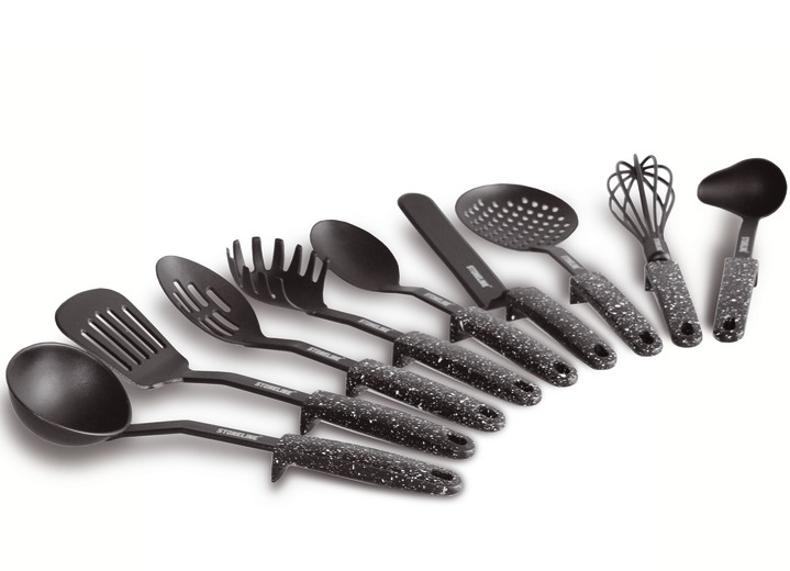 Haushaltshelfer - Stoneline® Küchenhelfer-Set,  9-teilig, in Farbe ANTHRAZIT Ansicht 2