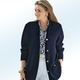 Jacken, Westen & Sets - Strickjacke mit Schurwolle – Farbe MARINE Jacken, Westen & Sets - Strickjacke mit Schurwolle, in Größe 038 bis 052, in Farbe MARINE