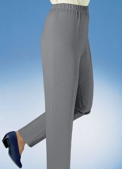 Klaus Modelle - Hose in hochwertiger Qualität  in 9 Farben, in Größe 019 bis 245, in Farbe SCHWARZ Ansicht 9