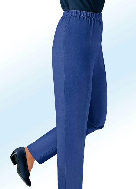 Klaus Modelle - Hose in hochwertiger Qualität  in 9 Farben, in Größe 019 bis 245, in Farbe INDIGOBLAU Ansicht 1