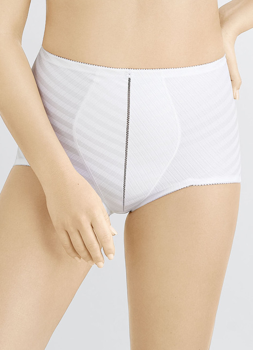 Slips - Felina Miederhose mit Vorderteilverstärkung, in Größe 065 bis 105, in Farbe WEISS Ansicht 3