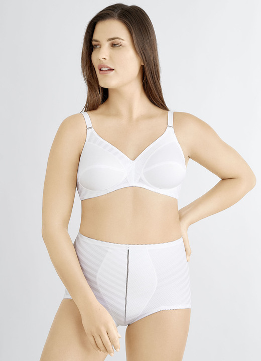 Slips - Felina Miederhose mit Vorderteilverstärkung, in Größe 065 bis 105, in Farbe WEISS Ansicht 4