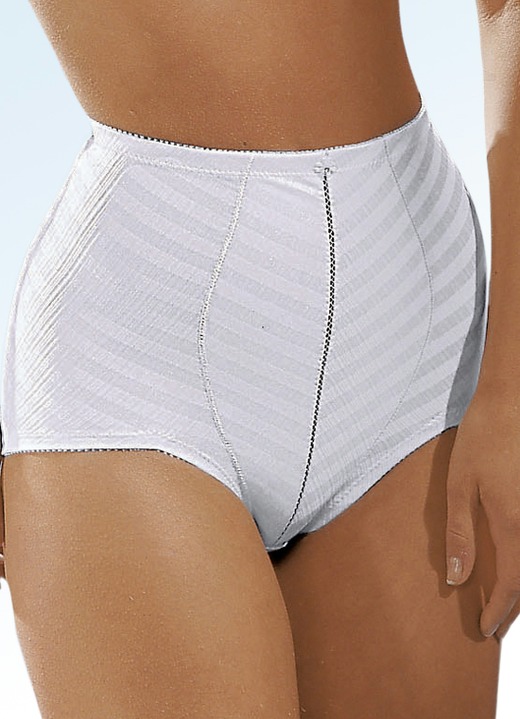 Slips - Felina Miederhose mit Vorderteilverstärkung, in Größe 065 bis 105, in Farbe WEISS Ansicht 7
