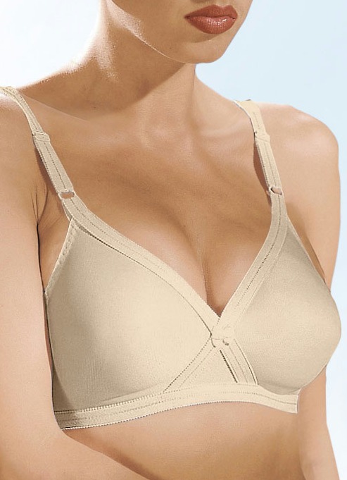 BHs - Sassa Dreierpack BH in verschiedenen Farbstellungen, in Größe 075 bis 100, in Cup B, in Farbe 3X WEISS Ansicht 9