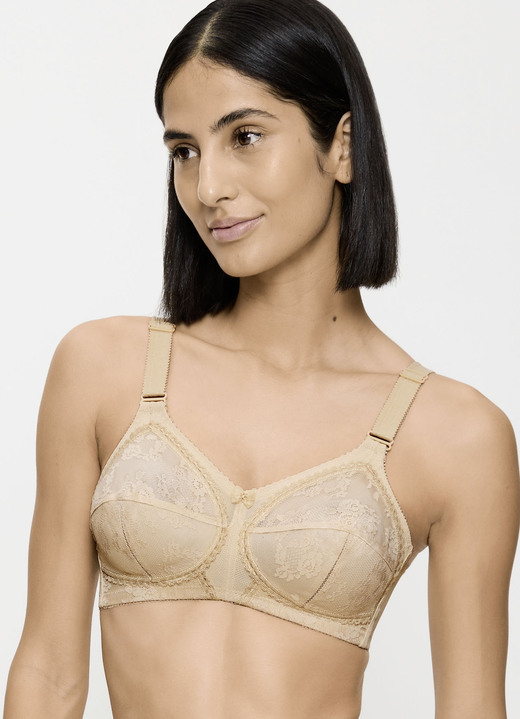 BHs - Triumph-Doreen BH mit Spitzencups, in Größe 075 bis 110, in Cup G, in Farbe WEISS Ansicht 7