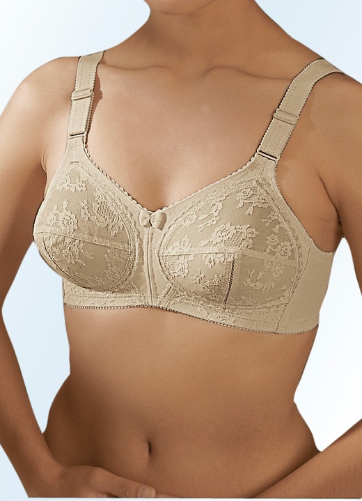 BHs - Triumph-Doreen BH mit Spitzencups, in Größe 075 bis 110, in Cup G, in Farbe WEISS Ansicht 9