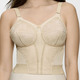 BHs - Triumph-Doreen BH in langer Form, mit Spitze, in Größe 080 bis 115, in Cup D, in Farbe HAUT – Farbe HAUT – Ansicht 1