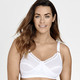 BHs - Miss Mary BH mit hohem Baumwollanteil – Farbe WEISS – Ansicht 1 BHs - Miss Mary BH mit hohem Baumwollanteil, in Größe 080 bis 115, in Cup I, in Farbe BEIGE – Farbe WEISS – Ansicht 1