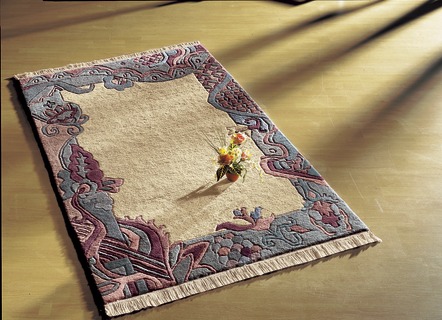 Klassisch - Brücken und Teppiche im Nepal-Stil – Farbe BEIGE – Ansicht  Klassisch - Brücken und Teppiche im Nepal-Stil, in Größe 011 (Brücke, ca.  60x 90 cm) bis 309 (Rundteppich, ca. Ø 200 cm), in Farbe BEIGE – Farbe BEIGE – Ansicht