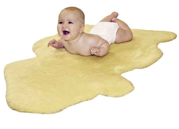 Inspirationen - Baby-Lammfell in Tierform, in Farbe GOLD-BEIGE Ansicht 1