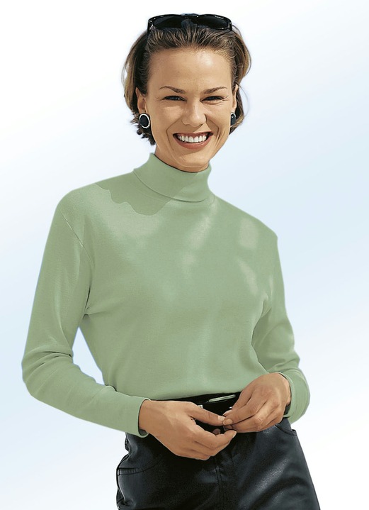 Shirts - Rolli in 16 Farben, in Größe 034 bis 052, in Farbe HELLBLAU Ansicht 3