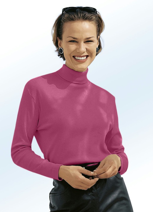 Shirts - Fabelhafter Rolli in 16 Farben Shirts - Fabelhafter Rolli in 16 Farben, in Größe 034 bis 052, in Farbe BROMBEERE