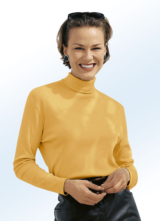 Shirts - Fabelhafter Rolli in 16 Farben Shirts - Fabelhafter Rolli in 16 Farben, in Größe 034 bis 052, in Farbe HONIG