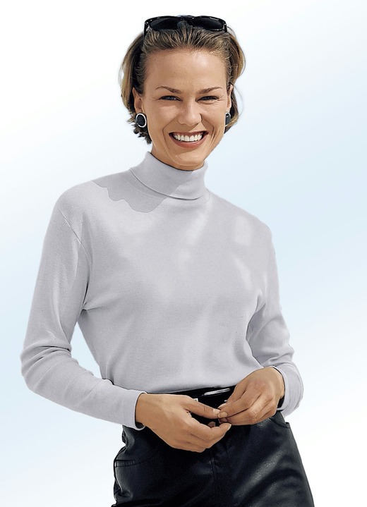 Shirts - Rolli in 16 Farben, in Größe 034 bis 052, in Farbe LILA Ansicht 2