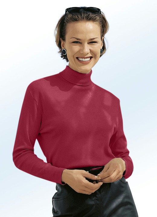 Shirts - Rolli in 16 Farben, in Größe 034 bis 052, in Farbe LILA Ansicht 8