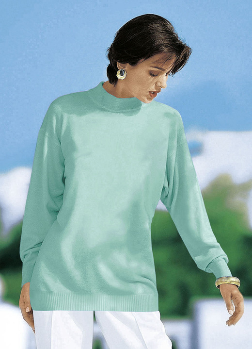 Pullover - Pullover in Feinstrick mit Schurwolle Ansicht 3 Pullover - Pullover in Feinstrick mit Schurwolle, in Größe 036 bis 050, in Farbe SCHWARZ Ansicht 3