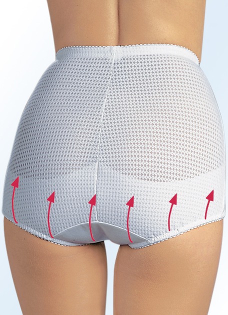 Unterwäsche - Miss Mary Miederhose mit Verstärkungen, in Größe 075 bis 130, in Farbe SCHWARZ Ansicht 4