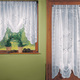 Klassisch - Fensterdekoration mit Stangendurchzug – Farbe WEISS Klassisch - Fensterdekoration mit Stangendurchzug, in Größe 022 (Store, M-Form H100xB120 cm) bis 172 (Tür-Store, H180xB 90 cm), in Farbe WEISS