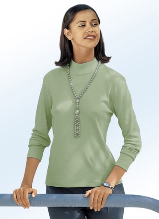 Shirt mit Stehkragen