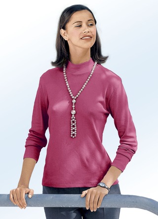 Shirt mit Stehkragen