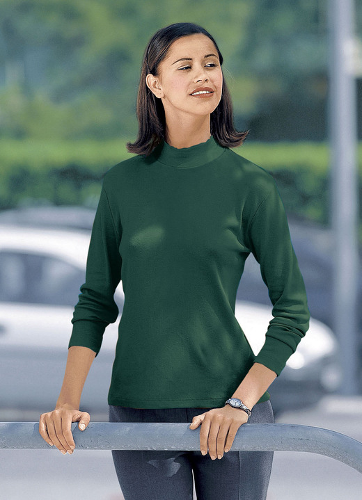 Shirts - Shirt mit Stehkragen, in Größe 034 bis 052, in Farbe HELLBLAU Ansicht 15