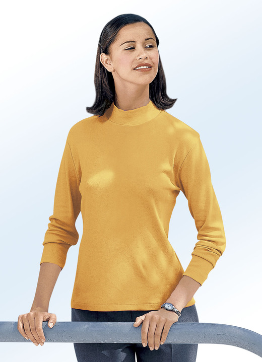 Shirts - Flottes Shirt in 16 Farben Shirts - Flottes Shirt in 16 Farben, in Größe 034 bis 052, in Farbe HONIG