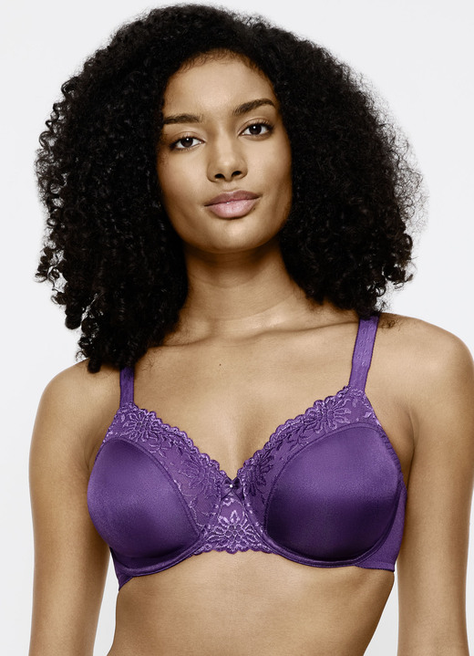 BHs - Triumph-Ladyform Soft-Minimizer-Bügel-BH, in Größe 075 bis 095, in Cup D, in Farbe VIOLA Ansicht 1