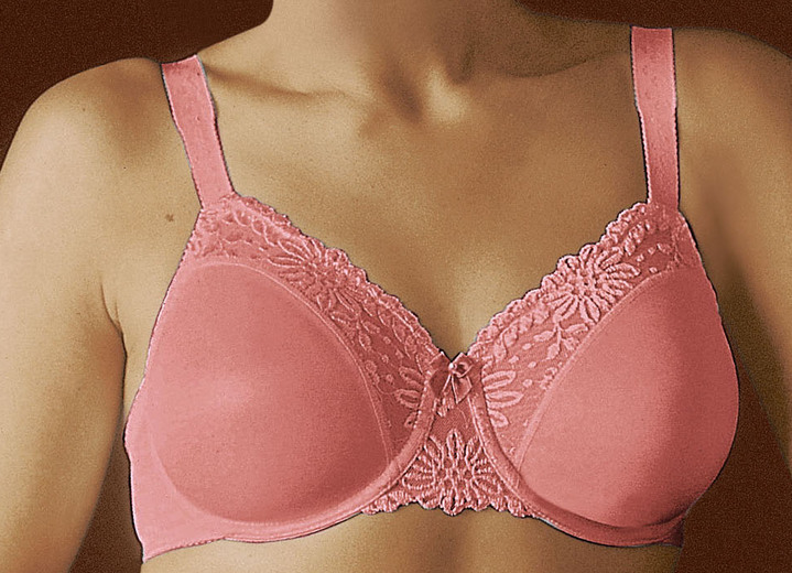 BHs - Triumph-Ladyform Soft-Minimizer-Bügel-BH, in Größe 075 bis 095, in Cup C, in Farbe SCHWARZ Ansicht 28