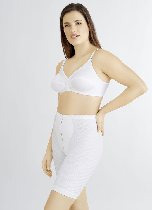 Soft-BH - Felina BH mit Strukturmuster, in Größe 075 bis 115, in Cup B, in Farbe WEISS Ansicht 7