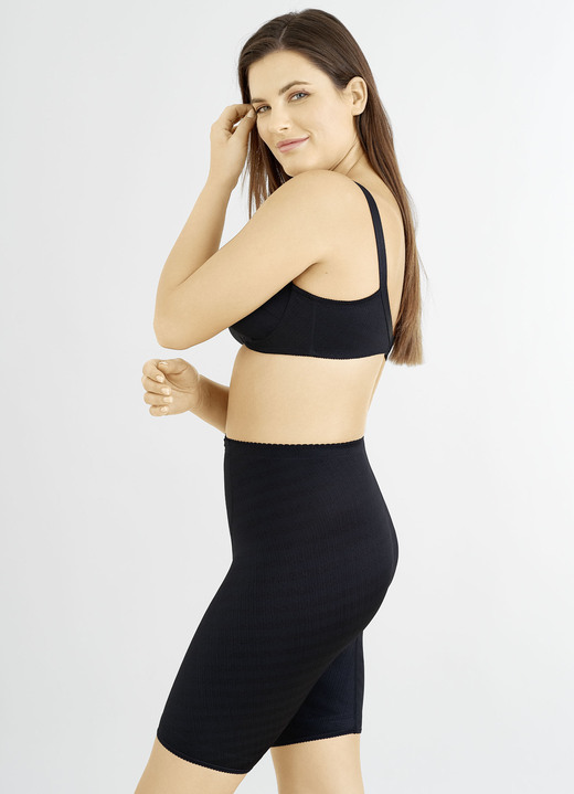 Slips - Felina Miederhose mit langem Bein, in Größe 070 bis 115, in Farbe SCHWARZ Ansicht 5