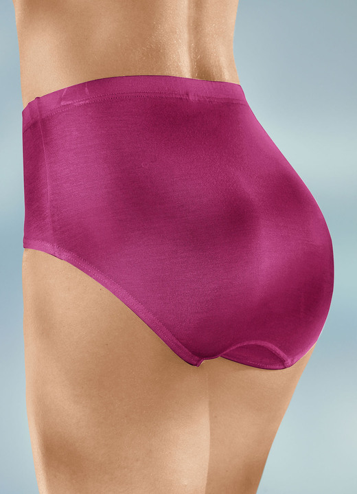 Slips - Viererpack Slips mit Gummizug, in Größe 038 bis 054, in Farbe 2X LAVENDEL, 2X SCHWARZ Ansicht 11