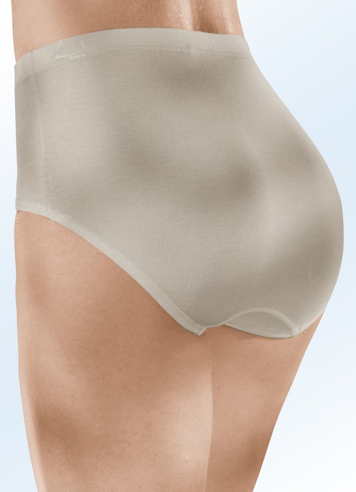 Slips - Viererpack Slips mit Gummizug, in Größe 038 bis 054, in Farbe 2X SALBEI, 2X MARINE Ansicht 3