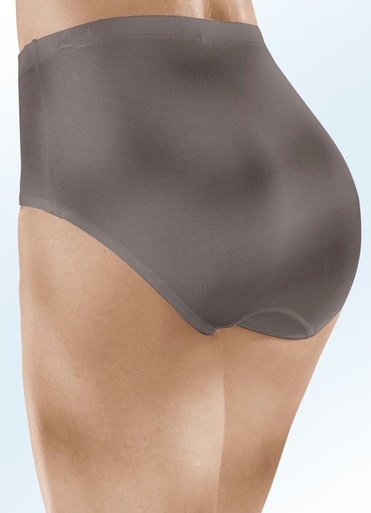 Slips - Viererpack Slips mit Gummizug, in Größe 038 bis 054, in Farbe 2X LAVENDEL, 2X SCHWARZ Ansicht 5