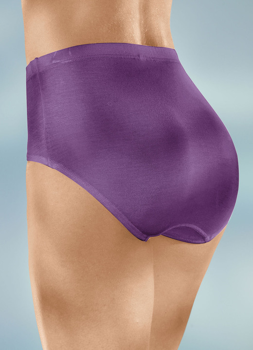 Slips - Viererpack Slips mit Gummizug, in Größe 038 bis 054, in Farbe 2X GRAFIT, 2X JEANSBLAU Ansicht 14