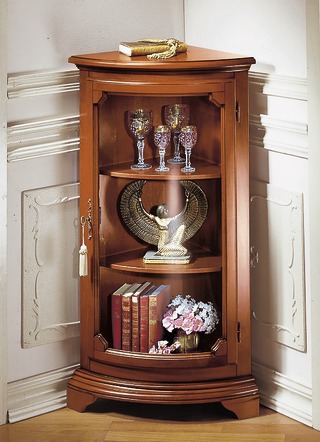 Eckvitrine klein, 1-türig