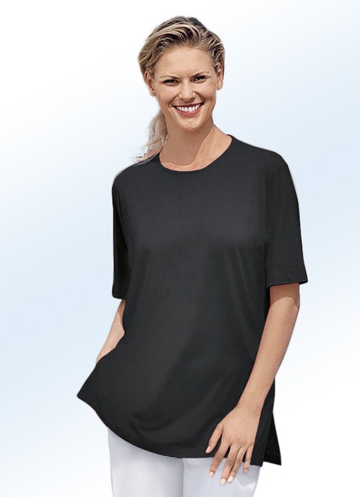 Shirts - Shirt in 4 Farben, in Größe 038 bis 054, in Farbe TÜRKIS Ansicht 2