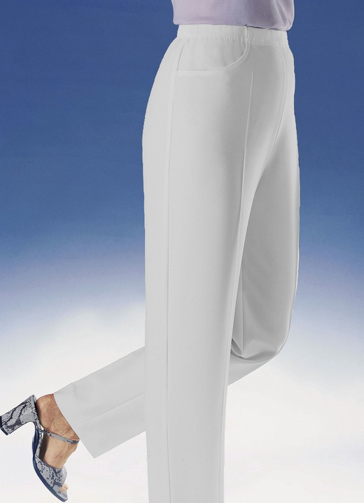 Mode - Hose mit praktischen Seitentaschen in 6 Farben, in Größe 019 bis 054, in Farbe BLEU Ansicht 5