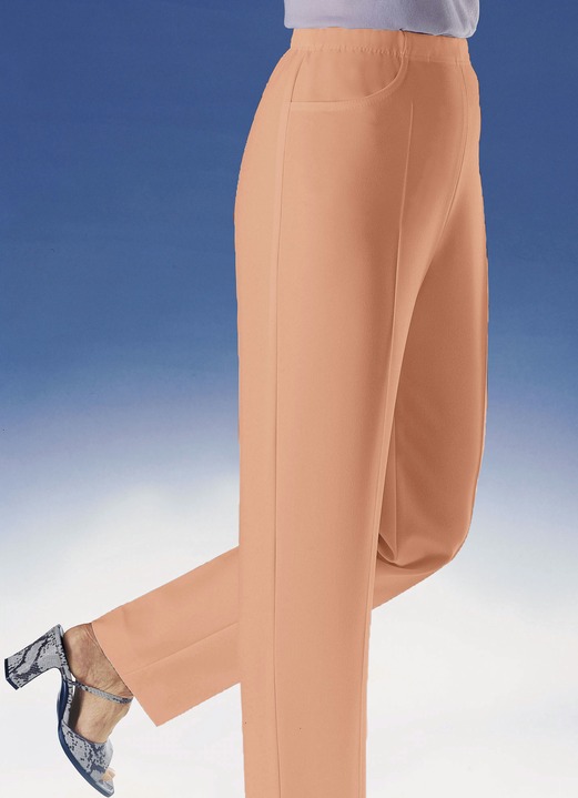 Hosen - Hose mit praktischen Seitentaschen in 6 Farben, in Größe 019 bis 054, in Farbe HUMMER MELIERT Ansicht 1
