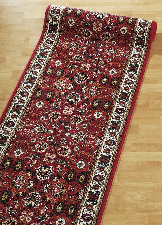 Klassisch - Gewebte Velours-Läufer Ansicht 2 Klassisch - Gewebte Velours-Läufer, in Größe 101 (60 cm breit) bis 106 (100 cm breit), in Farbe CREME Ansicht 2