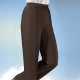 Hosen - Hose in bequemer Schlupfform  in 8 Farben – Farbe DUNKELBRAUN Hosen - Hose in bequemer Schlupfform  in 8 Farben, in Größe 020 bis 062, in Farbe DUNKELGRAU