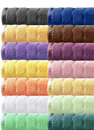 Weiche Walkfrottier-Handtücher aus reiner Baumwolle