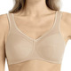 Soft-BH - Anita Entlastungs-BH mit Baumwoll-Pikee, in Größe 075 bis 120, in Cup C, in Farbe WEISS – Farbe SAND – Ansicht 1