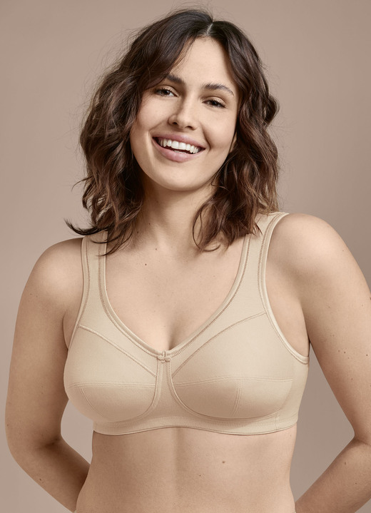 Soft-BH - Anita Entlastungs-BH mit Baumwoll-Pikee Ansicht 10 Soft-BH - Anita Entlastungs-BH mit Baumwoll-Pikee, in Größe 075 bis 120, in Cup H, in Farbe WEISS Ansicht 10