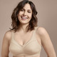 Soft-BH - Anita Entlastungs-BH mit Baumwoll-Pikee – Farbe SAND – Ansicht 2 Soft-BH - Anita Entlastungs-BH mit Baumwoll-Pikee, in Größe 075 bis 120, in Cup H, in Farbe WEISS – Farbe SAND – Ansicht 2