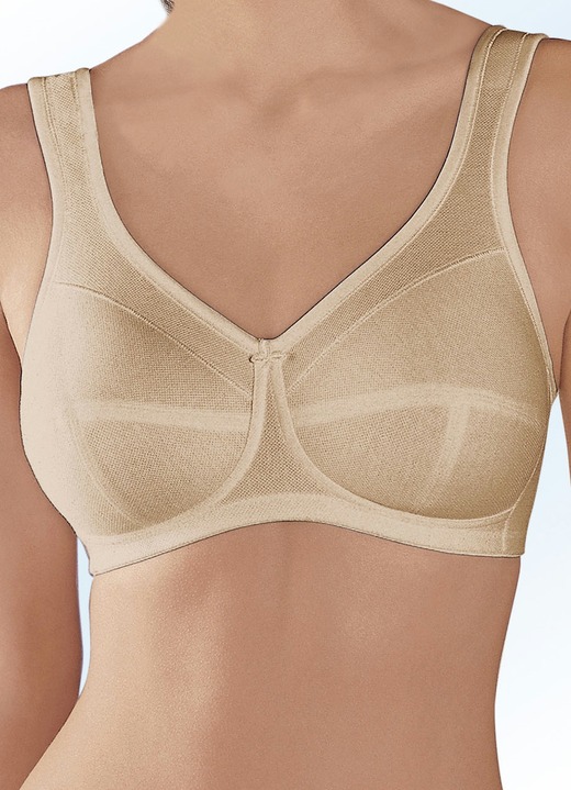 Soft-BH - Anita Entlastungs-BH mit Baumwoll-Pikee, in Größe 075 bis 120, in Cup C, in Farbe WEISS Ansicht 11