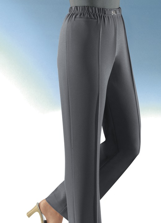 Hosen - Hose in Schlupfform in 8 Farben Ansicht 6 Hosen - Hose in Schlupfform in 8 Farben, in Größe 019 bis 054, in Farbe HELLTÜRKIS Ansicht 6