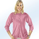 Jacken, Westen & Sets - Strick-Twinset in Feinstrick mit Schurwolle – Farbe ROSA Jacken, Westen & Sets - Strick-Twinset in Feinstrick mit Schurwolle, in Größe 036 bis 050, in Farbe KIRSCHROT