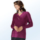 Pullover - Pullover aus Bouclégarn – Farbe ZYKLAM MELIERT Pullover - Pullover aus Bouclégarn, in Größe 036 bis 050, in Farbe HELLGRAU MELIERT